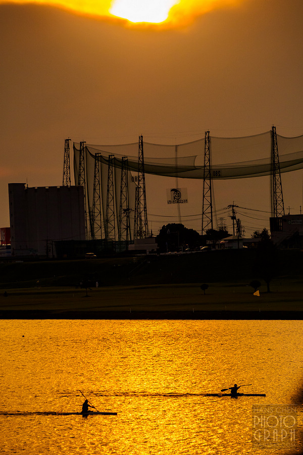 久留米水天宮夕景
