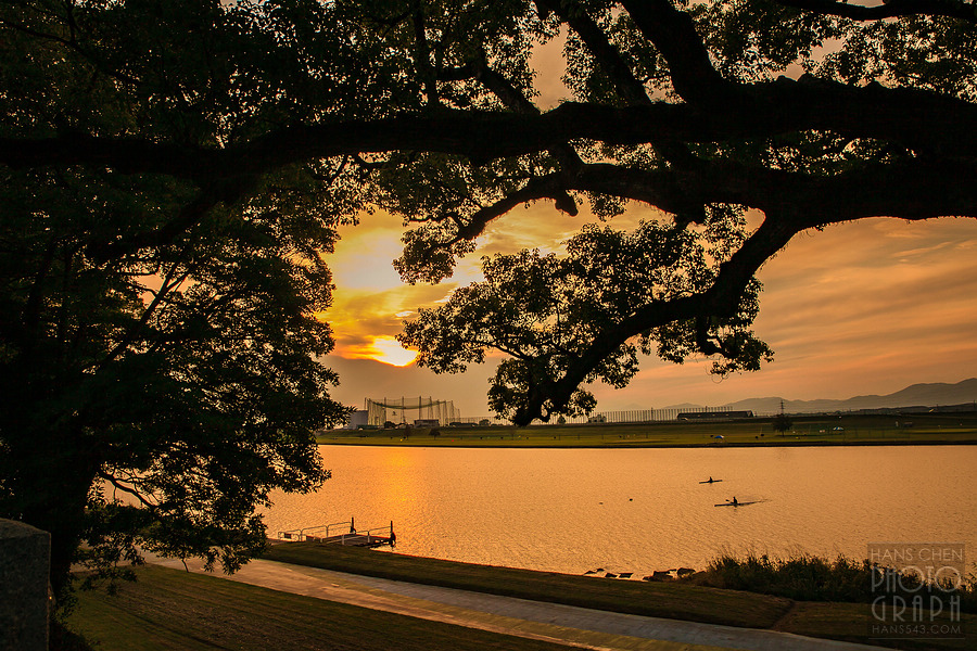 久留米水天宮夕景