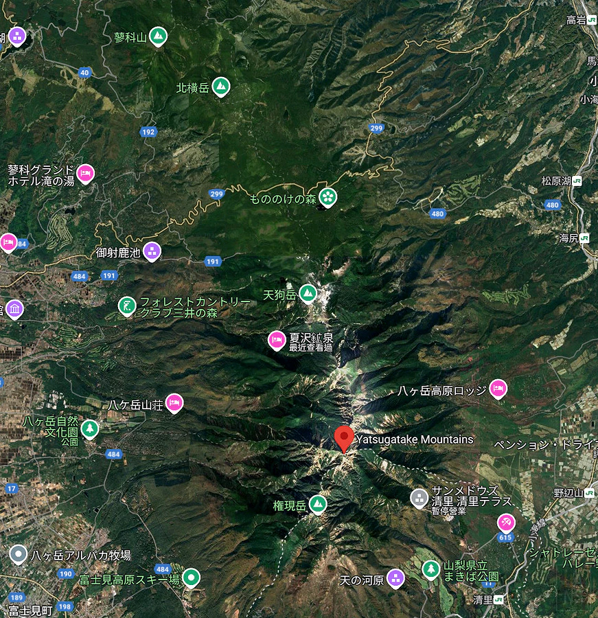 日本八岳健行全記錄