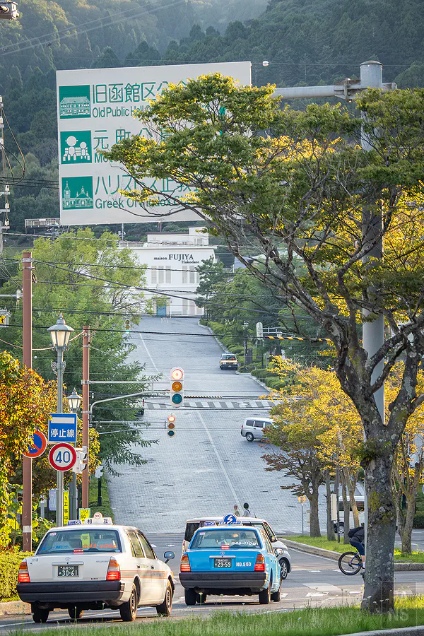 函館八幡坂 日間景色