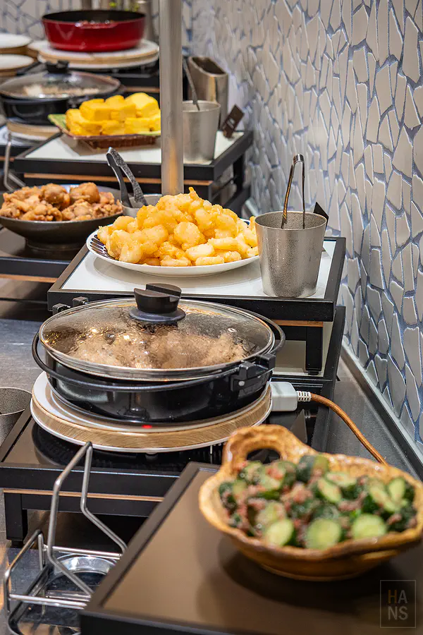 星野OMO5函館︱早餐自助吧 熱食區