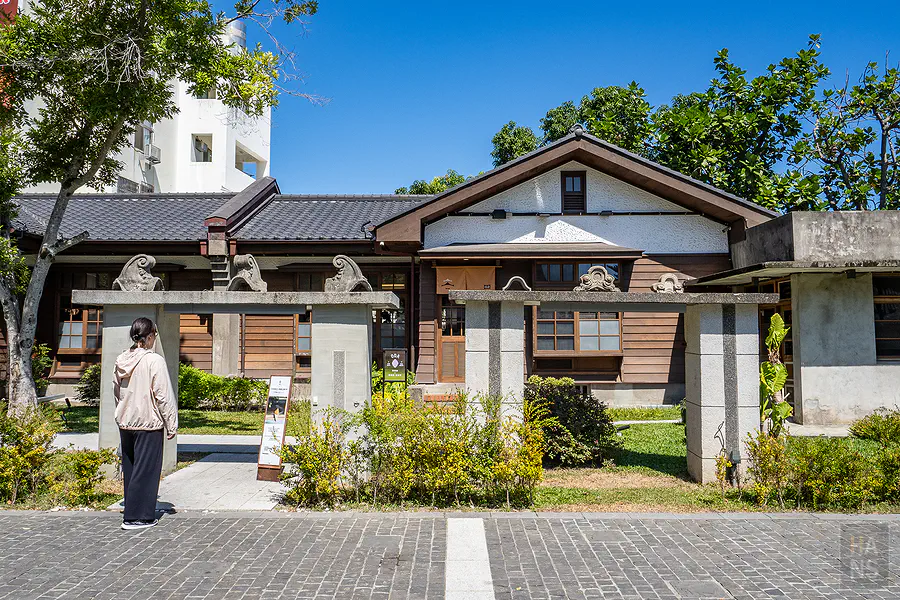 花蓮將軍府園區內的快閃店外觀