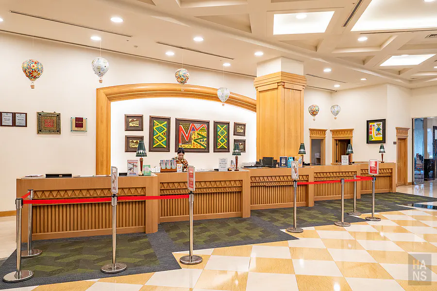 台東娜路彎大酒店的大廳 Check-in 櫃檯