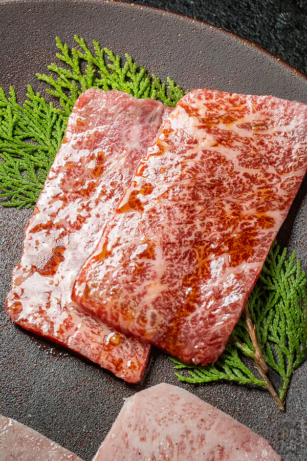 肉質鮮甜的A5和牛臀蓋部位
