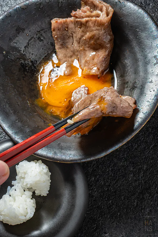裹著蛋液與米飯的紐約客SHABU一口吞下