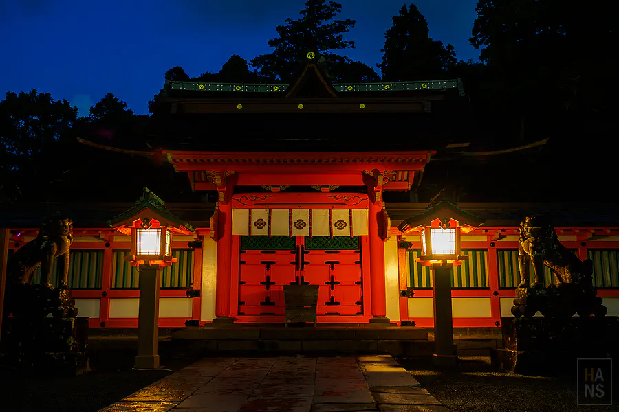 高良大社夜間點燈
