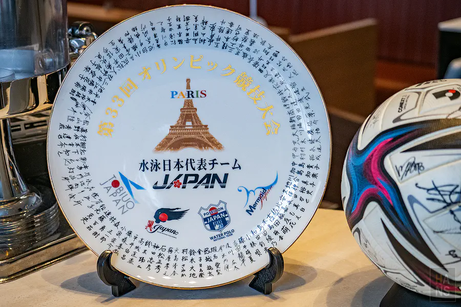2024巴黎奧運日本水上芭蕾代表隊簽名紀念盤