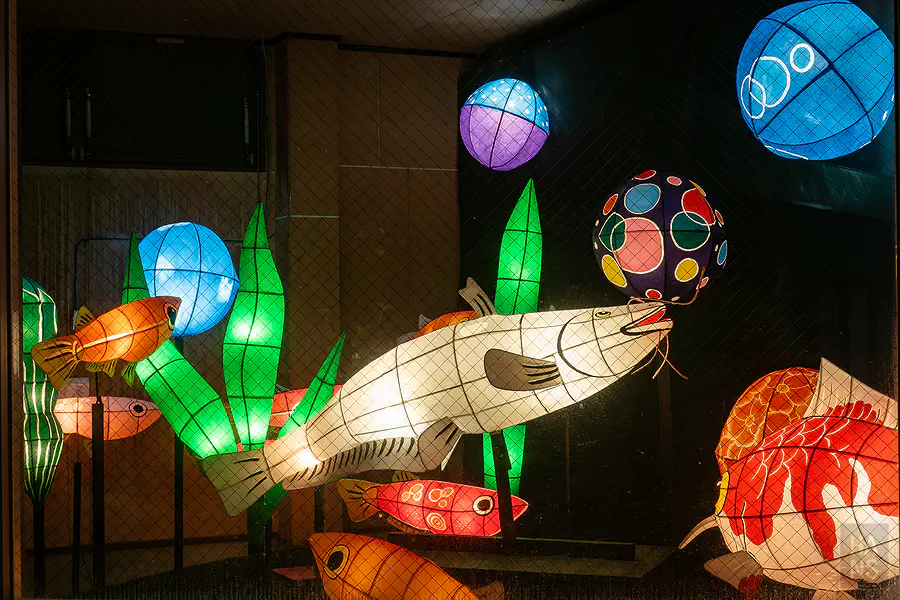 嬉野暖呼呼祭藝術燈飾展覽區