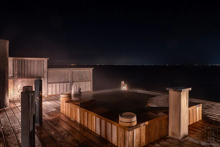豐洋莊屋頂星降露天浴池十方空夜景海景