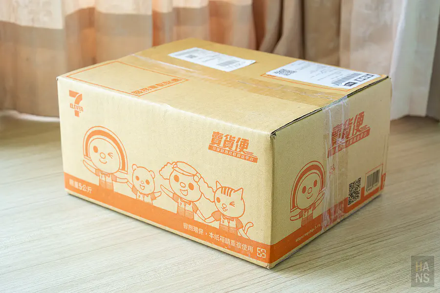 17喚明亮葉黃素益生菌賣貨便包裹外箱開箱