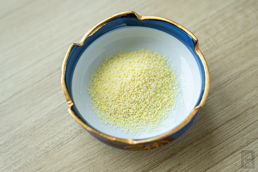 17喚明亮葉黃素益生菌粉末近照