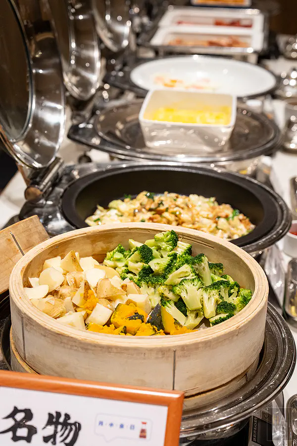 大分綠洲塔日航酒店早餐蒸籠溫野菜