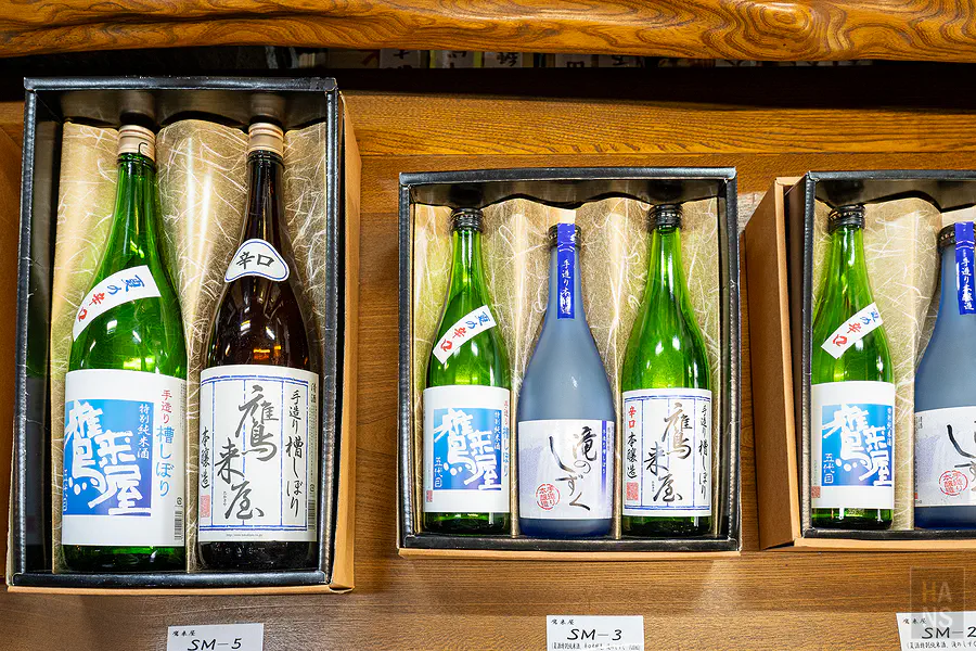 鷹來屋店舖販售的各式酒粕