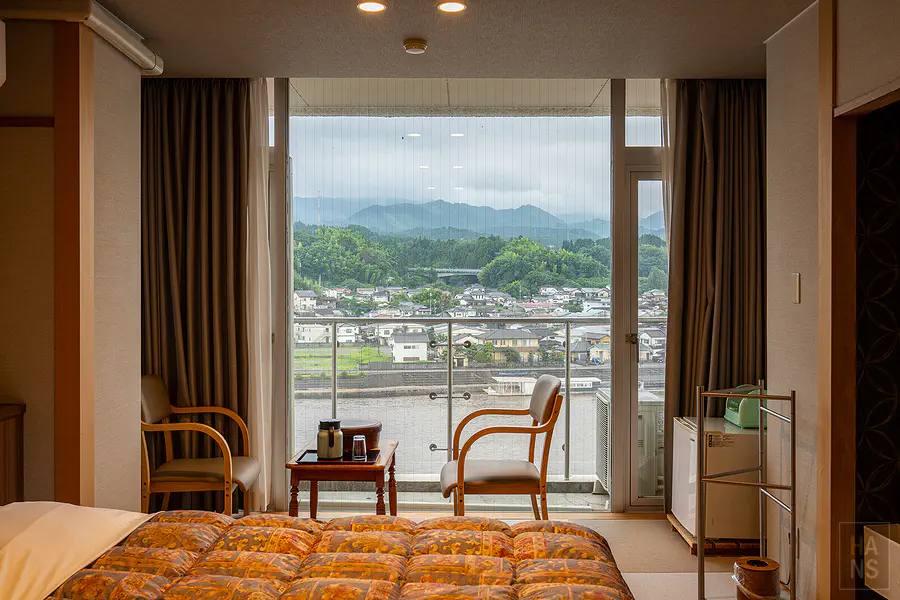 日田三隈飯店客房三隈川河景