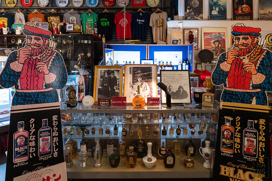 天領日田洋酒博物館竹鶴政孝與Rita夫人展示區