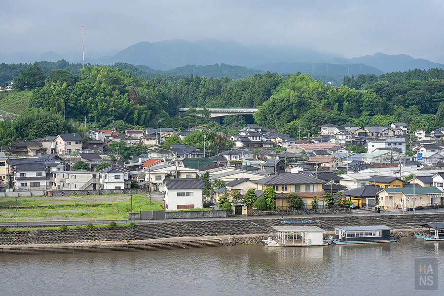 日田三隈飯店清晨三隈川晨霧景色
