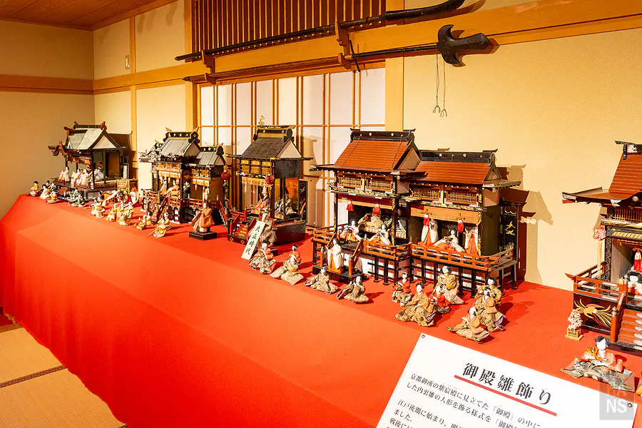 雛御殿御殿雛飾宮殿模型展示
