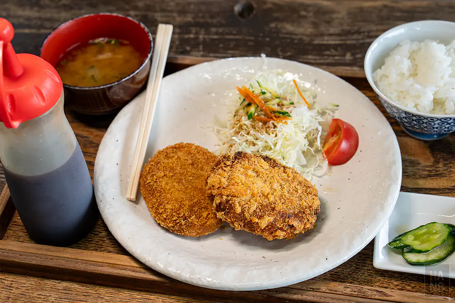 Bebenko農家餐廳豐後牛可樂餅定食套餐
