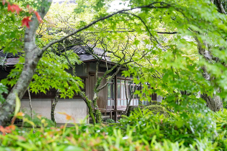 的山莊庭園日式建築