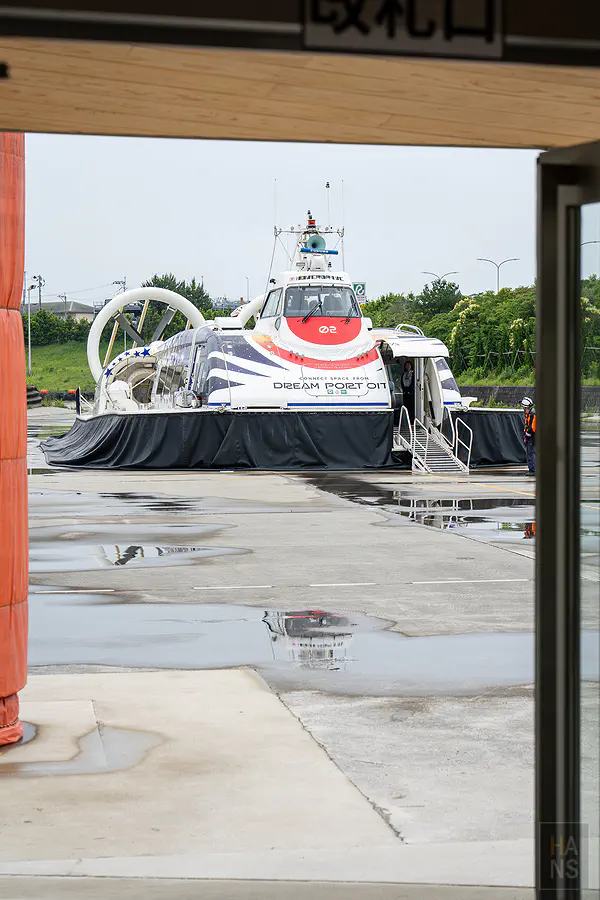 大分氣墊船Hover Drive船身特寫
