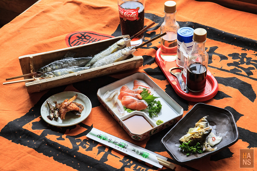 滋賀長濱鮎茶屋かわせ烤香魚料理