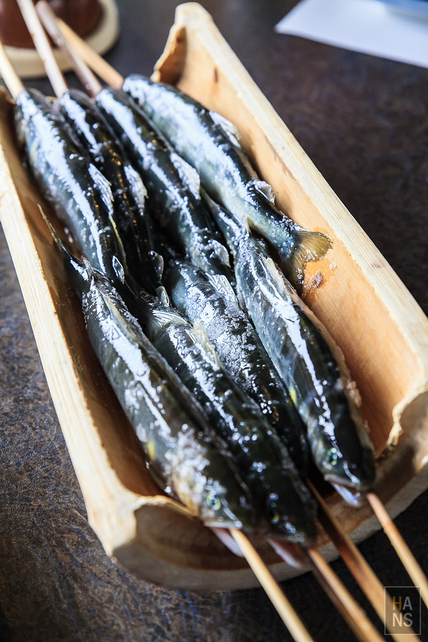 滋賀長濱鮎茶屋かわせ烤香魚料理