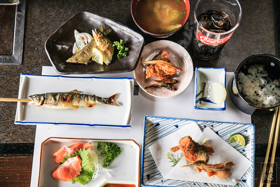 滋賀長濱鮎茶屋かわせ烤香魚料理