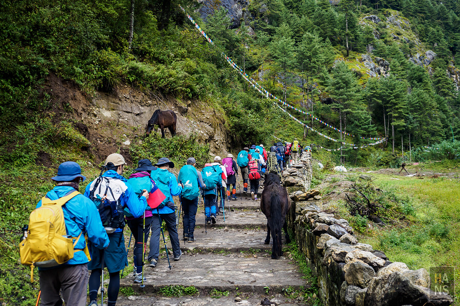 EBC珠峰基地營南崎巴札 Namche Bazaar