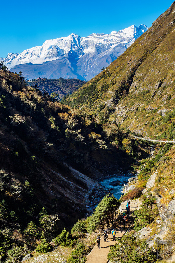 EBC珠峰基地營-從 Pheriche 翡麗綺走到 Namche Bazaar 南崎巴札