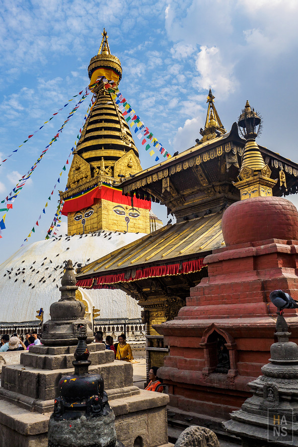 Swayambhunath Temple 斯瓦揚布納特寺、猴廟、四眼天神廟