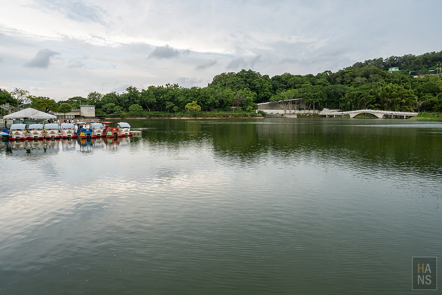 新竹青草湖，SUP立槳、天鵝船水上活動